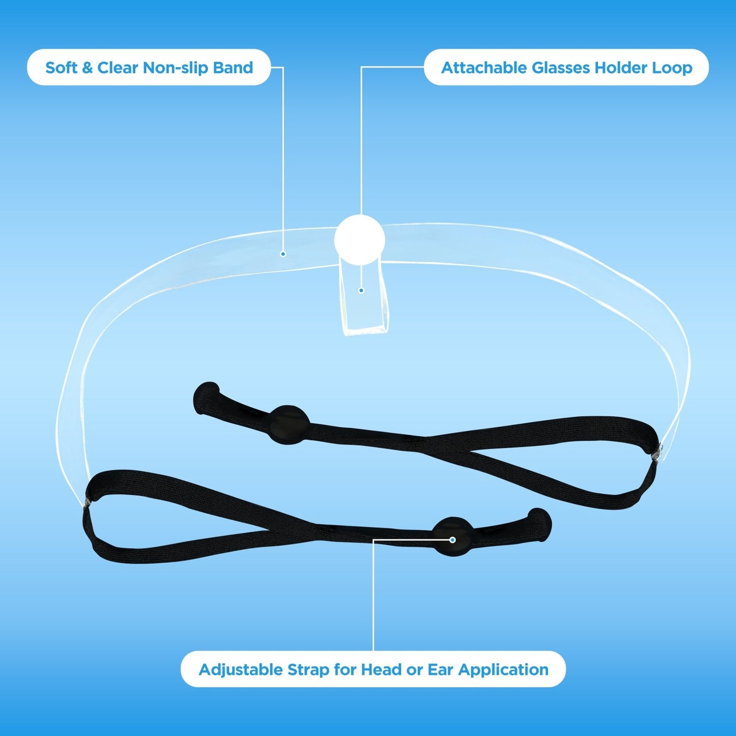 OpticBridge™ Clear Strap Support - OpticBridge